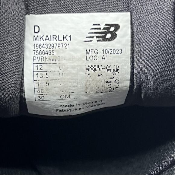 New Balance Fresh Foam X Kaiha Road Shoes Men Size 12 D Black Running Sneakers - Picture 8 of 9